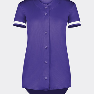 Girls Cutter+ Full Button Softball Jersey