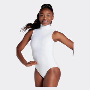 Ladies Mock Neck Sleeveless Leotard