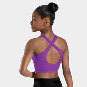 Girls High Neck Crop Top